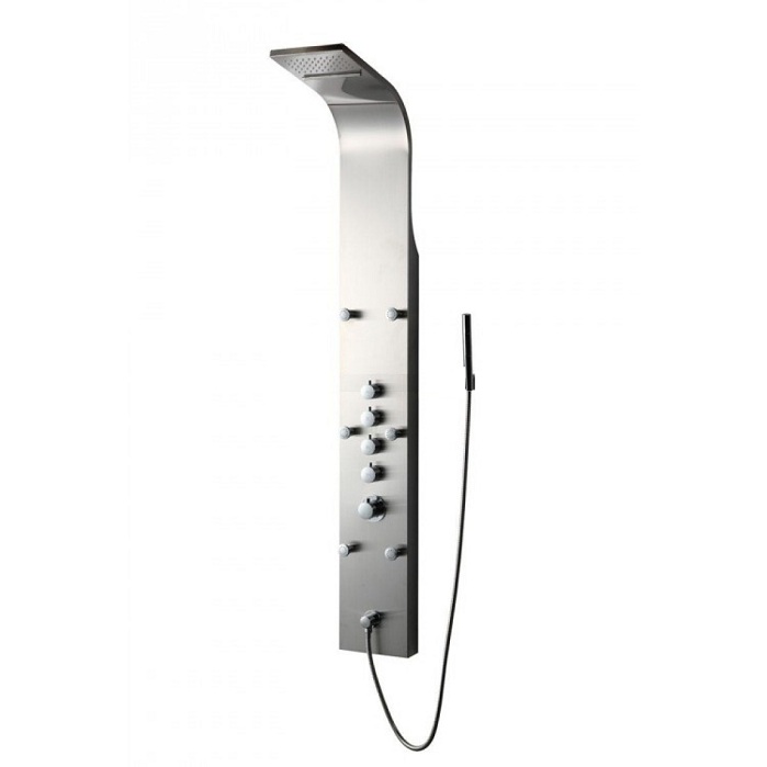 COLONNA DOCCIA MULTIFUNZIONE METAFORM MOD. NIAGARA IN ACCIAIO INOX COD. 101B59100