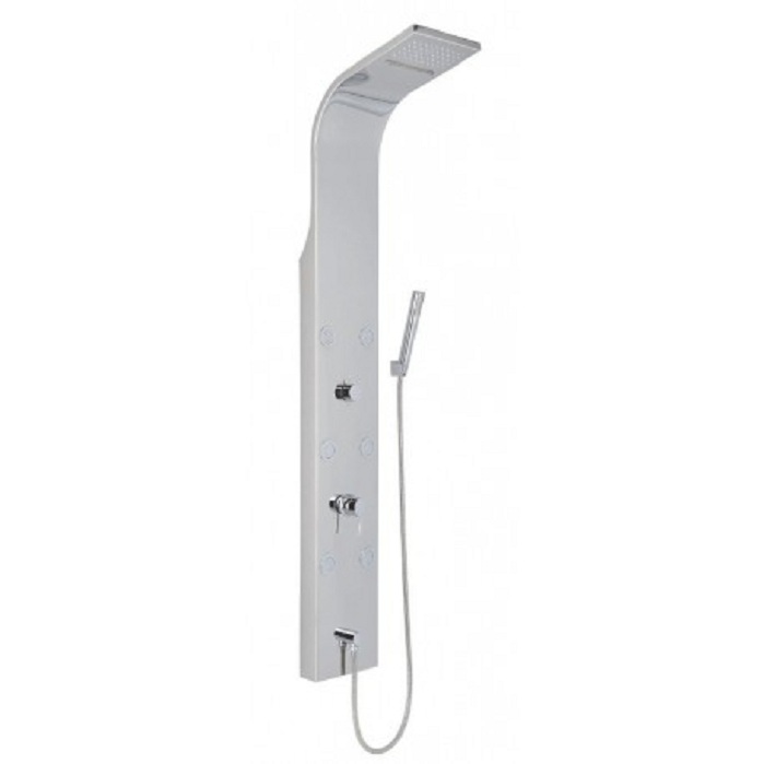 COLONNA DOCCIA MULTIFUNZIONE METAFORM MOD. ELIZABETH IN ACCIAIO INOX AISI CODICE 101E39100