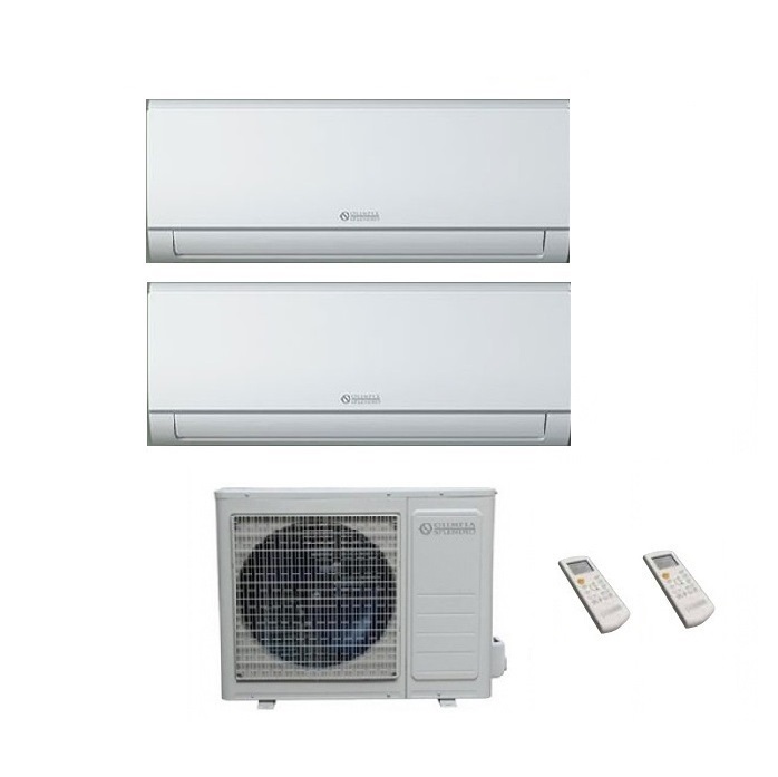 CLIMATIZZATORE CONDIZIONATORE OLIMPIA SPLENDID DUAL SPLIT NEXYA S4 E INVERTER 9000+12000 CON OS-CEMYH18EI R-32 NEW WI-FI INTEGRATO 9+12