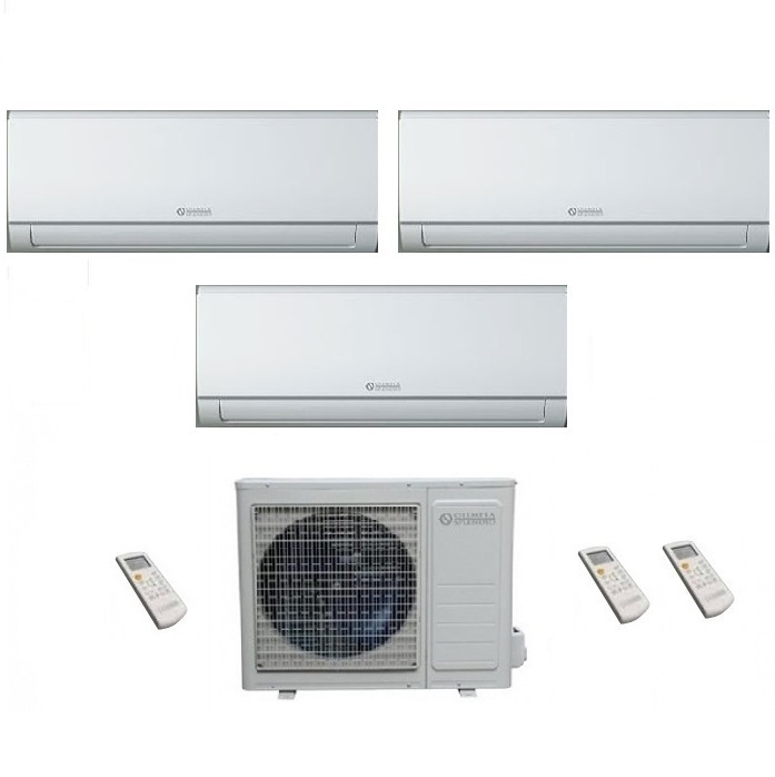 CLIMATIZZATORE CONDIZIONATORE OLIMPIA SPLENDID TRIAL SPLIT NEXYA S4 E INVERTER 9+9+9 CON OS-CEMYH21EI R-32 NEW WI-FI INTEGRATO