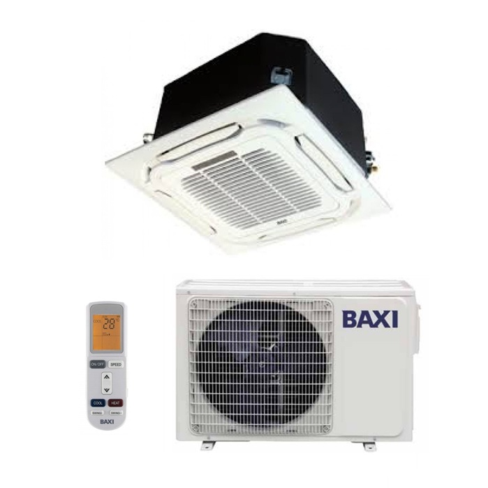 CLIMATIZZATORE CONDIZIONATORE BAXI INVERTER LUNA CLIMA MONOSPLIT A CASSETTA 24000 BTU RZ2GBK70 PANNELLO 90x90 WI-FI READY A++/A+