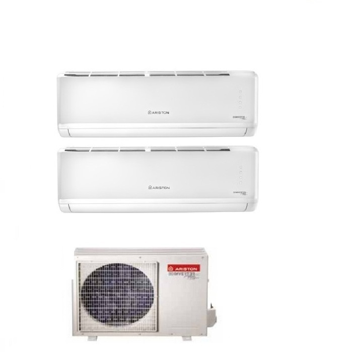CLIMATIZZATORE CONDIZIONATORE ARISTON DUAL SPLIT INVERTER ALYS R-32 9000+9000 BTU CON DUAL 50 XD0-O 9+9 con chiavetta WI-FI OMAGGIO