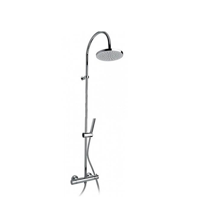 COLONNA DOCCIA CON SOFFIONE TONDO PAINI COX 78CR689THABS CON MISCELATORE TERMOSTATICO