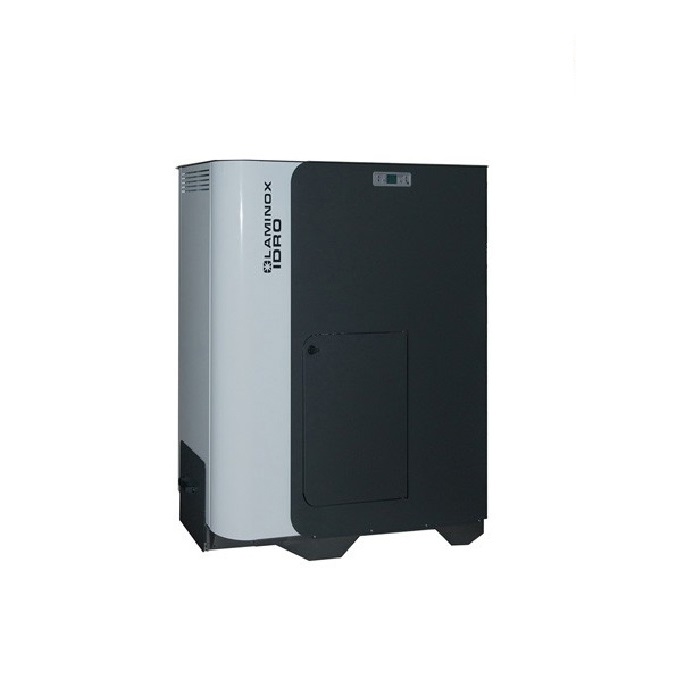 CALDAIA LAMINOX mod. TERMOBOILER OMNIA 32 MATIC CON ACQUA SANITARIA BIANCO/ANTRACITE WI-FI OPTIONAL CON BRACIERE AUTOPULENTE