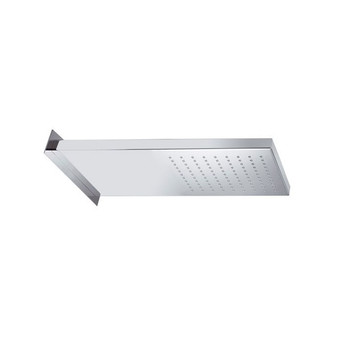 REMER SOFFIONE DOCCIA A PARETE IN ACCIAIO INOX LUCIDATO A SPECCHIO - 350SSX