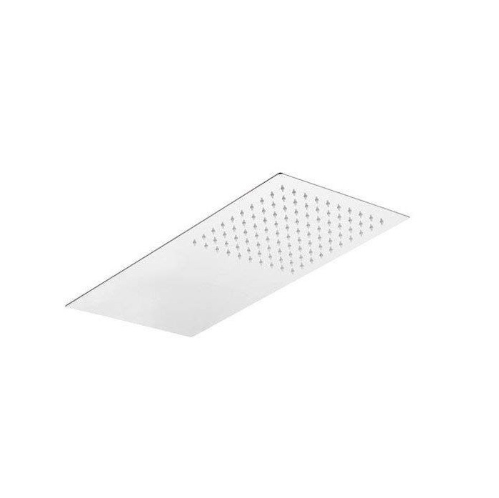 REMER SOFFIONE DOCCIA ULTRAPIATTO A PARETE IN ACCIAIO INOX LUCIDATO A SPECCHIO - 350UFX