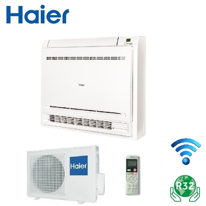 CLIMATIZZATORE CONDIZIONATORE HAIER INVERTER CONSOLE 9000 Btu AF25S2D1FA R-32 Classe A++ WI-FI OPTIONAL - NEW