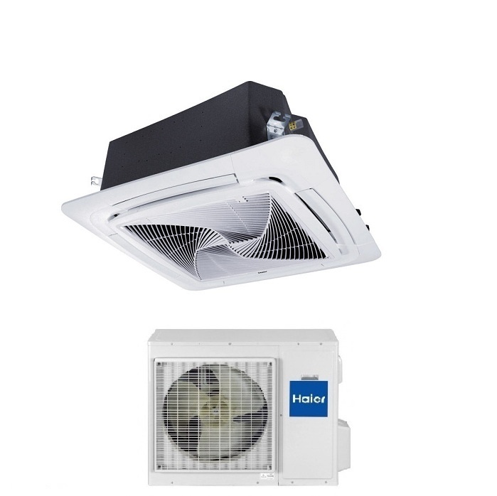 CLIMATIZZATORE CONDIZIONATORE HAIER INVERTER CASSETTE ROUND FLOW 24000 BTU R-32 A++ AB71S2SG1FA PANNELLO INCLUSO WI-FI OPTIONAL - NEW