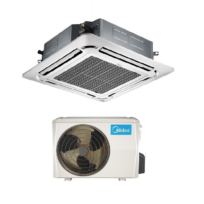 CLIMATIZZATORE CONDIZIONATORE MIDEA CASSETTA 4 VIE SLIM INVERTER R32 36000 BTU MCD1-36HRFN8(GA) A++  MONOFASE NEW