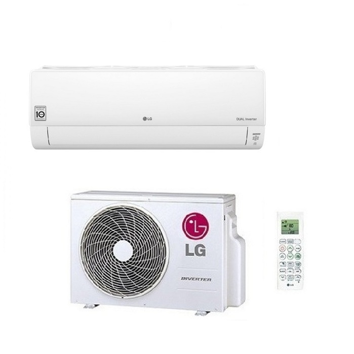CLIMATIZZATORE CONDIZIONATORE LG INVERTER SERIE STANDARD WIN DUALCOOL 9000 BTU R32 S09ER - NEW