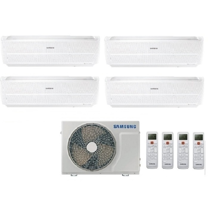 CLIMATIZZATORE CONDIZIONATORE SAMSUNG INVERTER QUADRI SPLIT WINDFREE EVO 7000+9000+9000+12000 con AJ080RCJ R-32 SMART WIFI - NEW 7+9+9+12