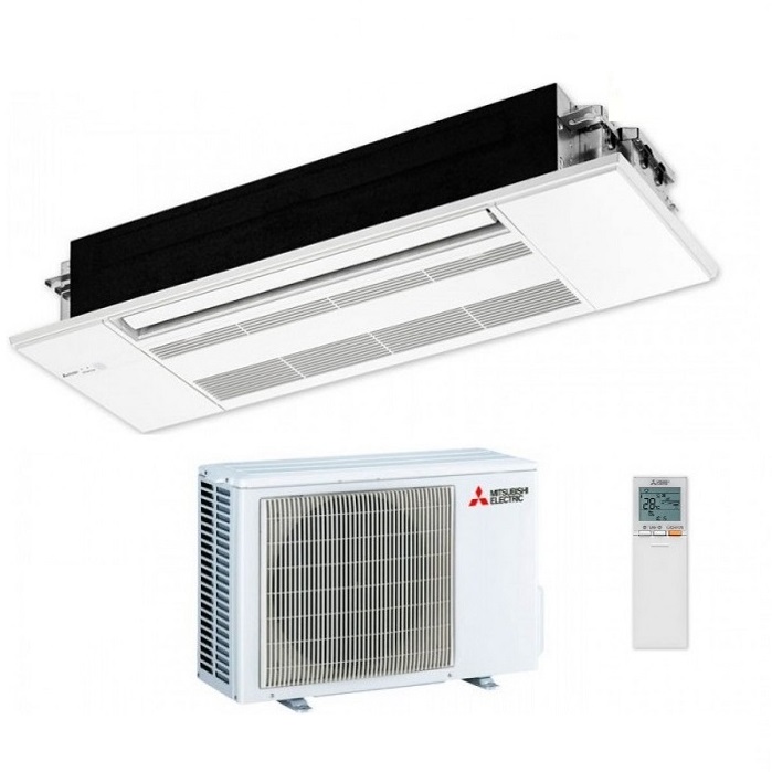 CLIMATIZZATORE CONDIZIONATORE MITSUBISHI ELECTRIC INVERTER CASSETTA A 1 VIA R-32 9000 BTU MLZ-KP25VF A++ WI-FI OPTIONAL - NEW