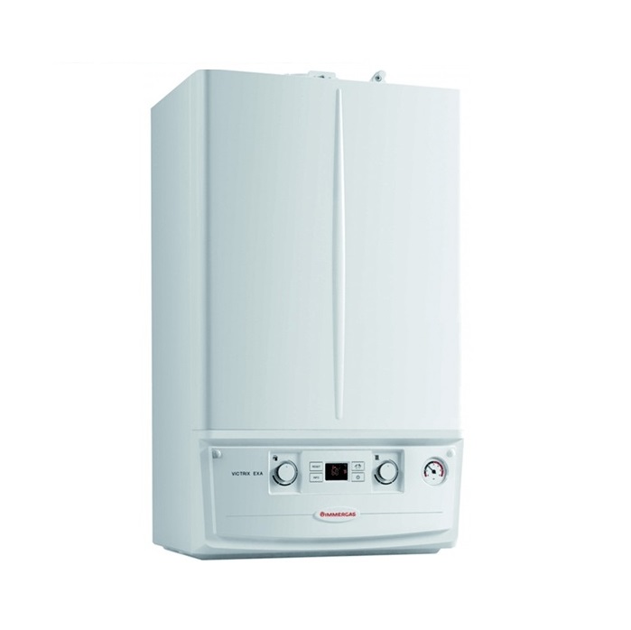CALDAIA IMMERGAS VICTRIX EXA 28 KW A CONDENSAZIONE ERP COMPLETA DI KIT SCARICO FUMI GPL