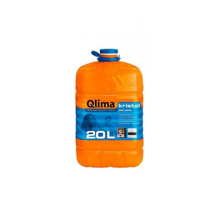 COMBUSTIBILE LIQUIDO INODORE UNIVERSALE ZIBRO KRISTAL QLIMA PER STUFE 20 LITRI