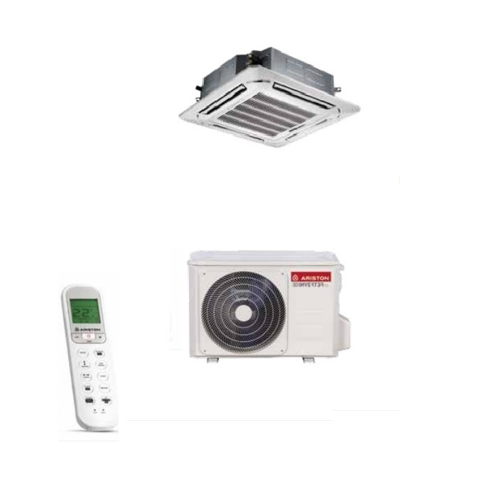 CLIMATIZZATORE CONDIZIONATORE ARISTON CASSETTA 4 VIE SLIM INVERTER R32 24000 BTU SCA 70 A++ - NEW