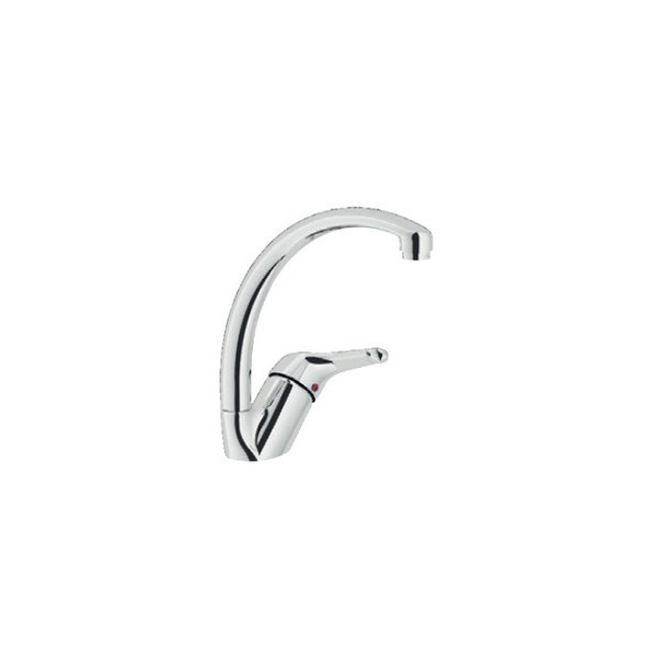NOBILI MISCELATORE MONOCOMANDO LAVELLO ORIENTABILE AVENA GRANITE E CROMO serie HERA COD. HE24113GV