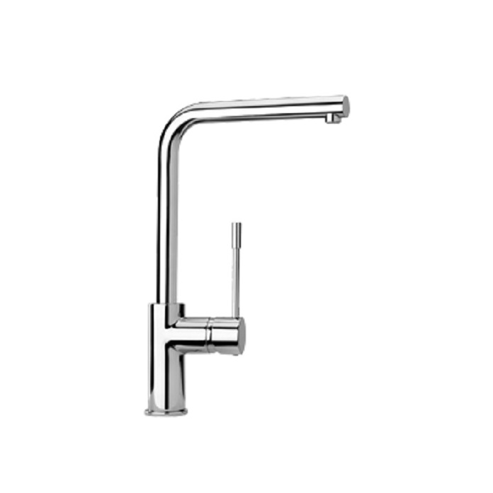MISCELATORE MONOCOMANDO MONOFORO PER LAVELLO PAINI COX 78CR572LLL21 CON BOCCA ALTA AD L ORIENTABILE