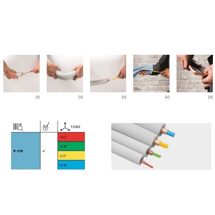 KIT PIEGATUBI 2EMME CLIMA PER TUBI IN RAME 1/4, 3/8, 1/2 E 5/8