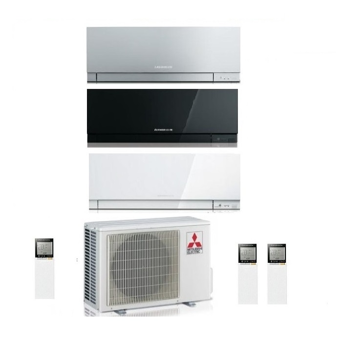 CLIMATIZZATORE CONDIZIONATORE MITSUBISHI ELECTRIC TRIAL SPLIT INVERTER Serie MSZ-EF KIRIGAMINE ZEN 7000+7000+7000 con MXZ-3F54VF2 R-32 DISPONIBILI IN VARI COLORI - NEW 7+7+7