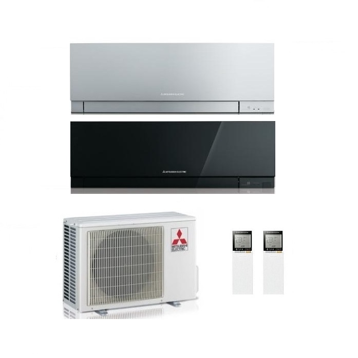 CLIMATIZZATORE CONDIZIONATORE MITSUBISHI ELECTRIC DUAL SPLIT INVERTER Serie MSZ-EF KIRIGAMINE ZEN 7000+12000 con MXZ-2F53VF2 R-32 DISPONIBILI IN VARI COLORI - NEW 7+12
