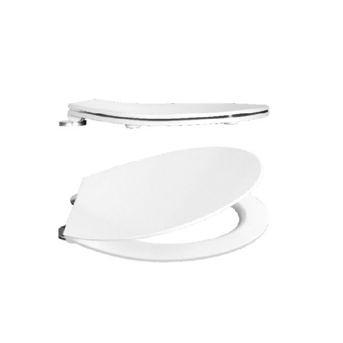 SEDILE WC UNIVERSALE LEAF BY DINOPLAST CON CHIUSURA RALLENTATA SOFT CLOSE E SISTEMA DI SGANCIO RAPIDO – COD. U025N072K
