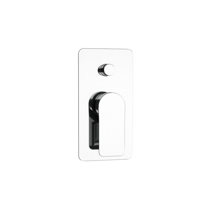 REMER MISCELATORE MONOCOMANDO REMER INFINITY I 09 PER VASCA-DOCCIA INCASSO CON DEVIATORE E PIASTRA DI OTTONE CROMATO