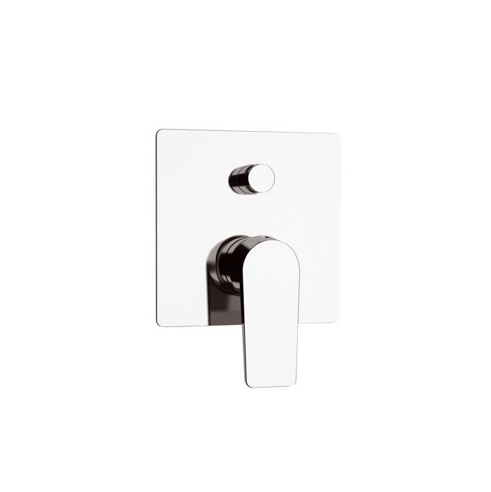 REMER MISCELATORE MONOCOMANDO REMER DREAM D 09 PER VASCA-DOCCIA INCASSO CON DEVIATORE E PIASTRA DI OTTONE CROMATO