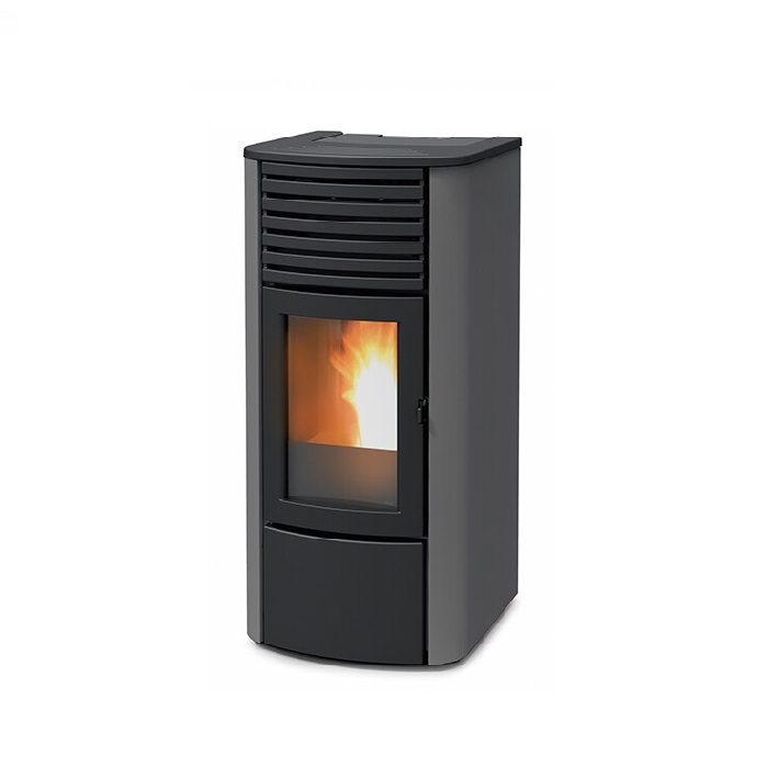 TERMOSTUFA A PELLET MCZ CLIO HYDRO 23 IN GHISA E ACCIAIO – 23 KW SILVER