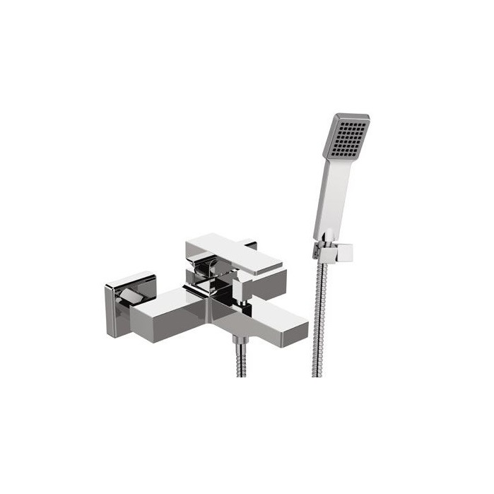 REMER MISCELATORE MONOCOMANDO REMER ABSOLUTE AU 02 PER VASCA CON KIT DOCCIA E FLESSIBILE 150 CM