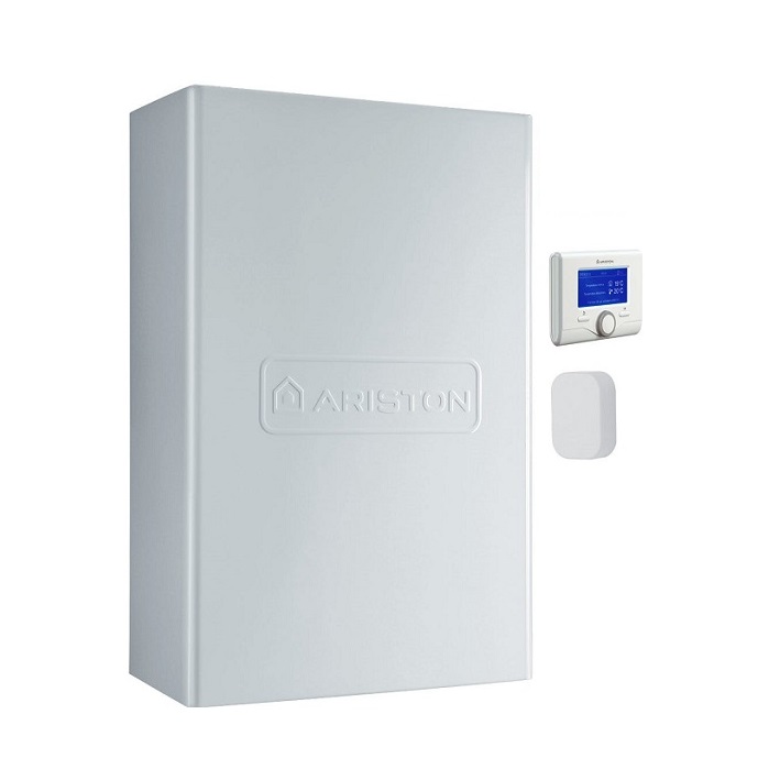 CALDAIA ARISTON A CONDENSAZIONE GENUS ONE NET EXT 25 METANO O GPL PER ESTERNI COMPLETA DI KIT FUMI - NEW ERP