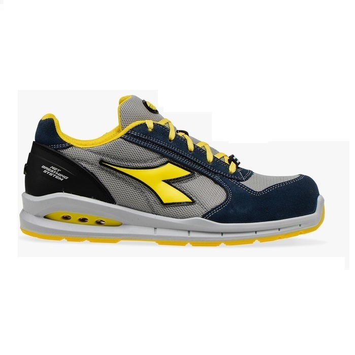 SCARPE ANTINFORTUNISTICA DIADORA UTILITY RUN NET AIRBOX LOW S1P SRC - COLORE BLU COSMOS/GRIGIO CHIARO cod. 701.176217