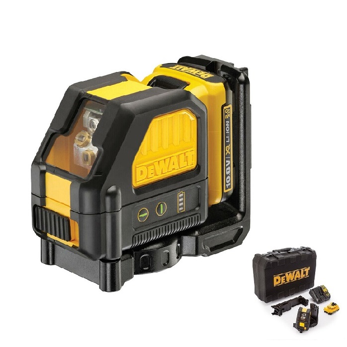 DEWALT LASER MULTILINEA A CROCE XR LITO 10,8 V RAGGIO VERDE MOD. DCE088D1G
