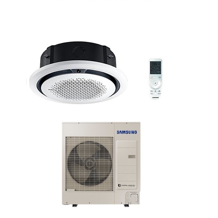 CLIMATIZZATORE CONDIZIONATORE INVERTER SAMSUNG CASSETTA 360° 24000 btu AC071RN4PKG/EU 24000 BTU con comando wireless incluso - NEW