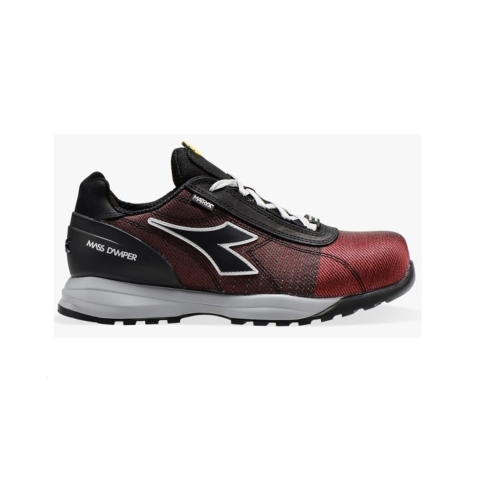 SCARPE ANTINFORTUNISTICA DIADORA UTILITY GLOVE MDS MATRYX LOW S3 HRO SRC - COLORE FLAME RED/BLACK cod. 701.176204 - NEW