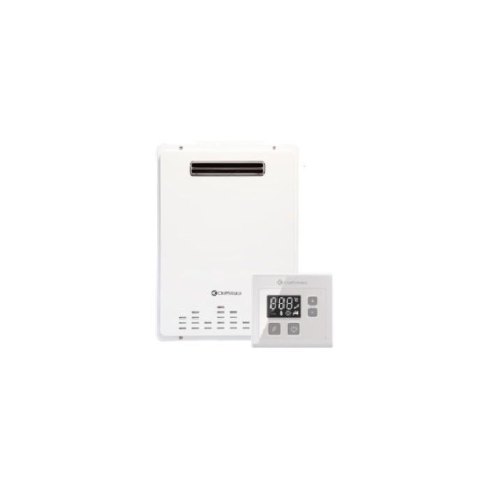 SCALDABAGNO SCALDACQUA A GAS CHAFFOTEAUX AVENIR PLUS LNX OUTDOOR 11 LITRI LOW NOX - METANO - FLUSSO FORZATO DA ESTERNO - NEW