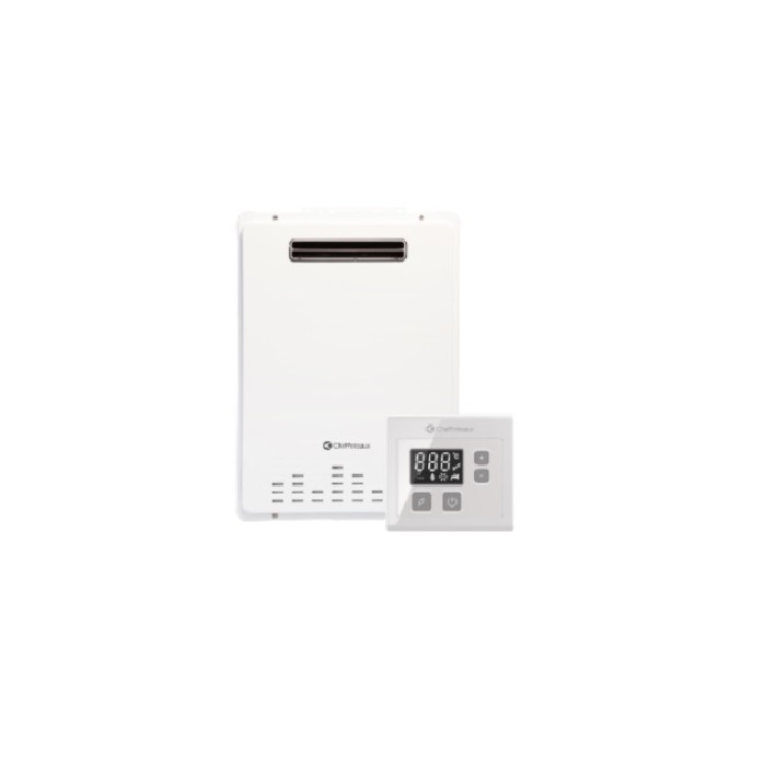SCALDABAGNO SCALDACQUA A GAS CHAFFOTEAUX AVENIR PLUS LNX OUTDOOR 22 LITRI LOW NOX - GPL - FLUSSO FORZATO DA ESTERNO - NEW