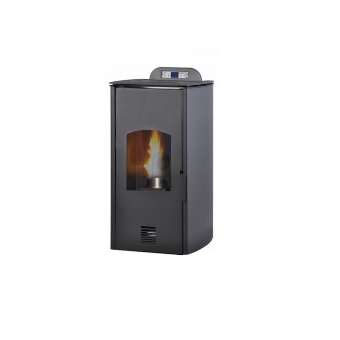 TERMOSTUFA A PELLET LAMINOX MOD. FLORA IDRO 13 KW COLORE ANTRACITE - NEW