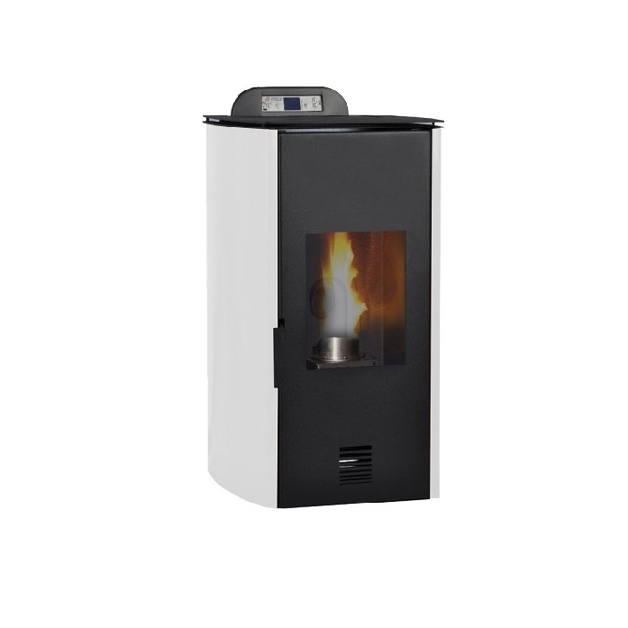 TERMOSTUFA A PELLET LAMINOX MOD. FLORA IDRO 13 KW COLORE BIANCO - NEW