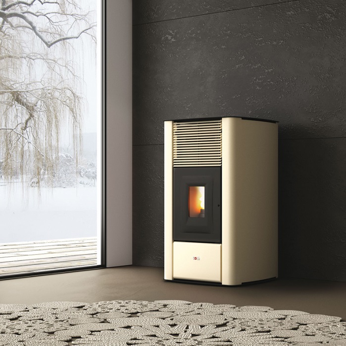TERMOSTUFA A PELLET ANSELMO COLA MODELLO MIRAGE 17 KW DISPONIBILE IN VARI COLORI