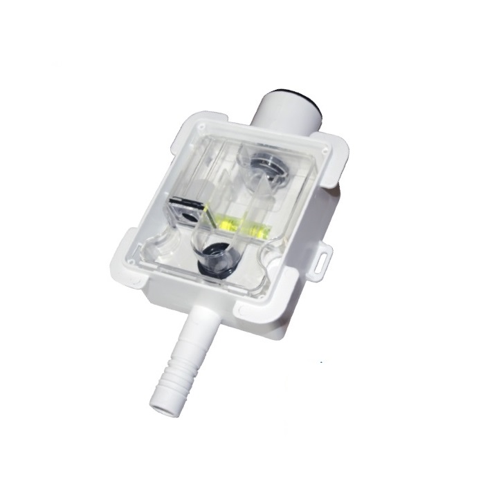 TECNOSYSTEMI SMART CLIMA SIFONE A SECCO ANTIODORE MODELLO REGIO ISPEZIONABILE CON COPERCHIO ESTETICO COD. 11126322B