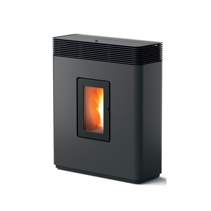 STUFA A PELLET CANALIZZABILE MCZ PHILO COMFORT AIR 14 M1 MAESTRO COLORE BLACK