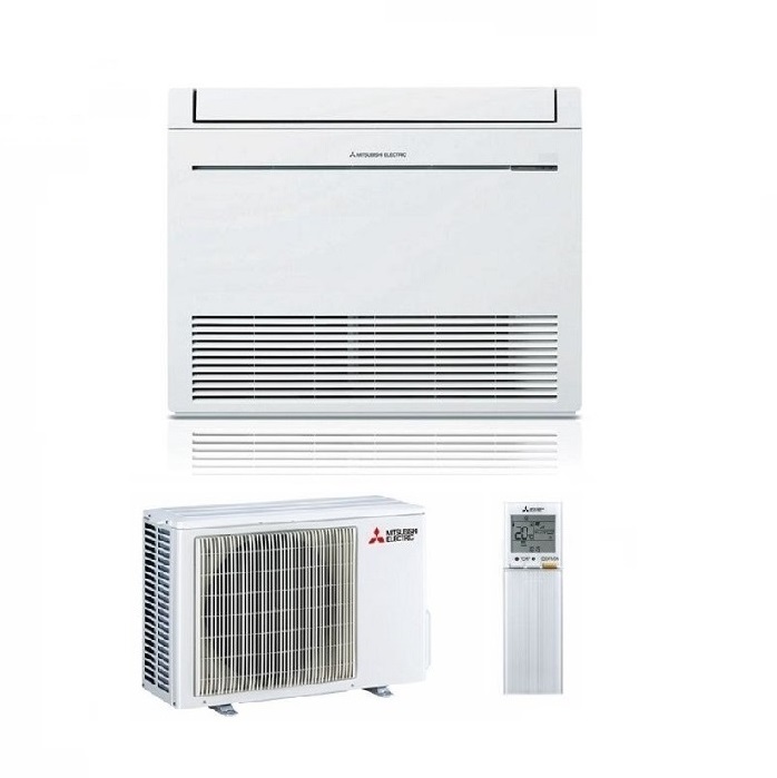 CLIMATIZZATORE CONDIZIONATORE MITSUBISHI ELECTRIC INVERTER PAVIMENTO CONSOLE MFZ-KT35VG 12000 BTU R-32 WI-FI OPTIONAL NEW