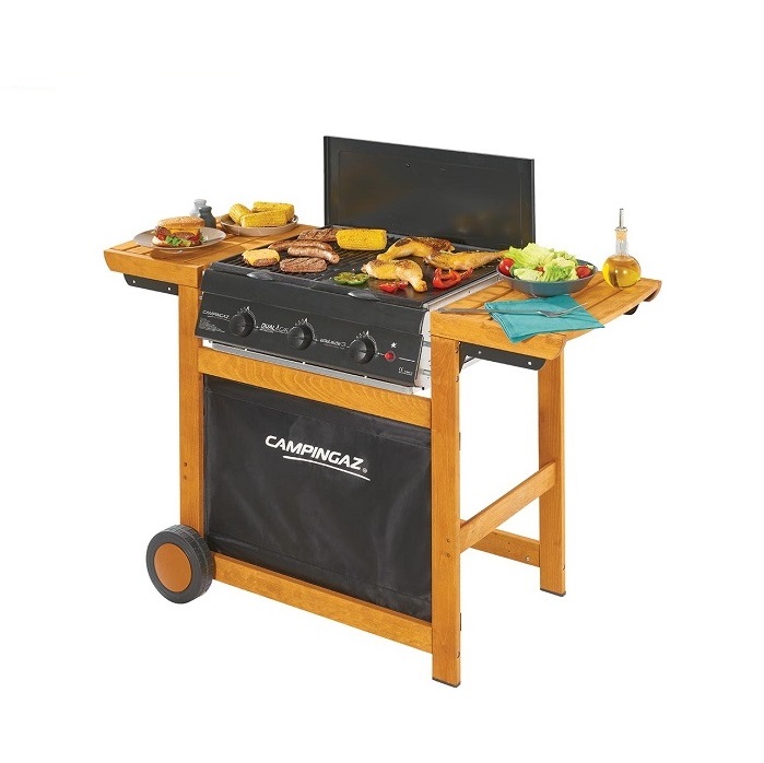 BARBECUE METANO E GPL CAMPINGAZ ADELAIDE 3 WOODY DUALGAS
