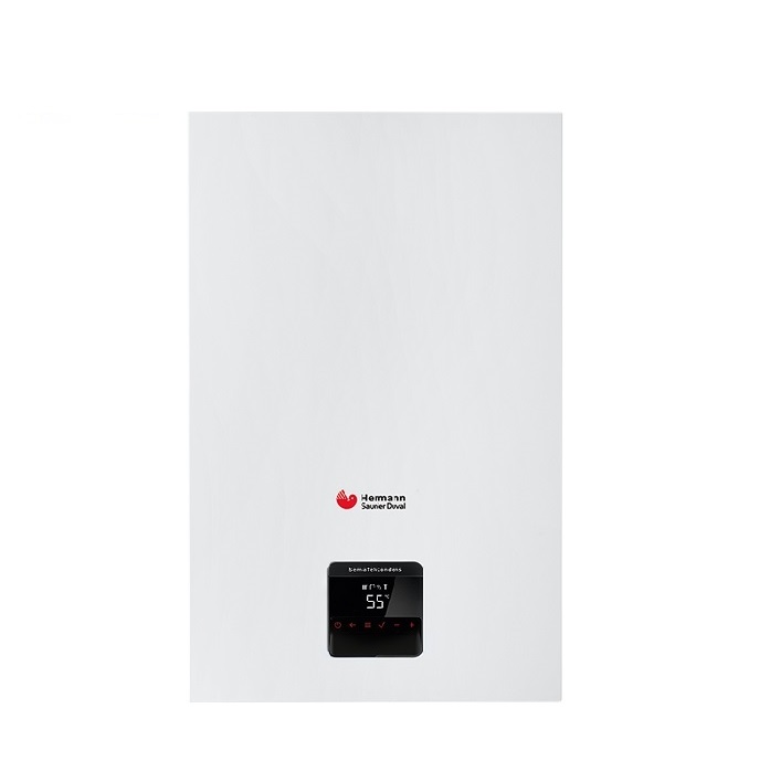CALDAIA SAUNIER DUVAL SEMIATEK CONDENS 28 AS/1 28 KW COMPLETA DI KIT PER SCARICO FUMI - SLIM 27 CM PROFONDITA - NEW ERP