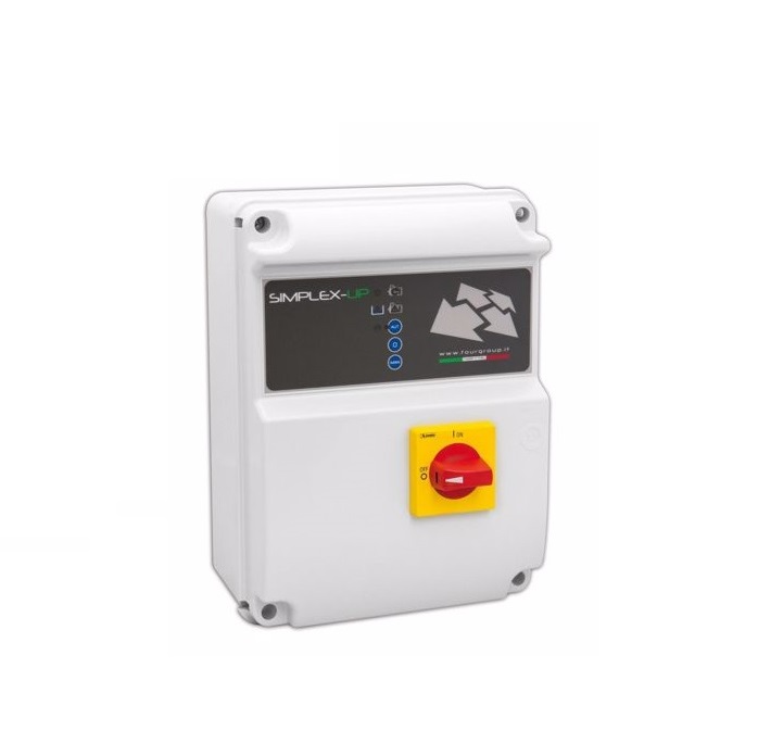 FOURGROUP QUADRO ELETTRONICO PER AVVIAMENTO DIRETTO PER 1 MOTORE FOURGROUP SIMPLEX-UP-M/3 MONOFASE 013.00