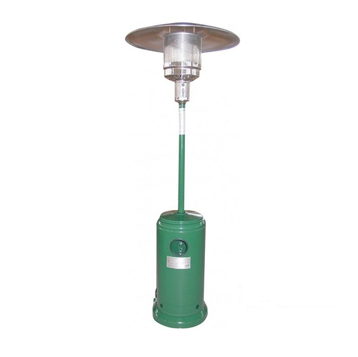 STUFA A GAS AEREA TEPORUS PATIO A RAGGI INFRAROSSI GPL COLORE VERDE 13 KW COD. 18137