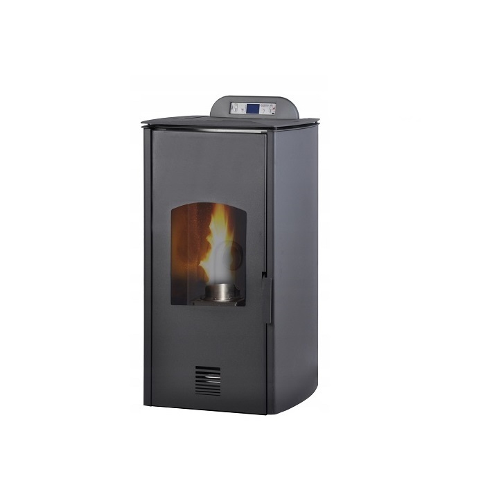 TERMOSTUFA A PELLET QUEEN MODELLO KATIA IDRO 13 KW COLORE ANTRACITE - NEW