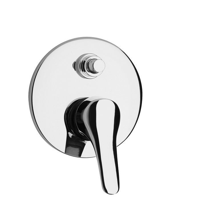 MISCELATORE MONOCOMANDO AD INCASSO PAINI PILOT PER DOCCIA CON DEVIATORE CROMATO 04CR691P1