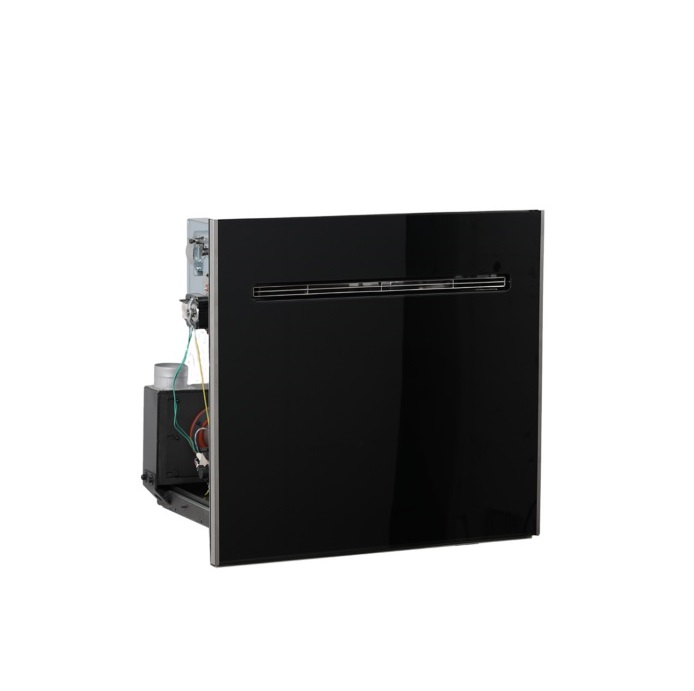 LAMINOX INSERTO PELLET EOLO 12 KW AIR BLACK LINE CANALIZZATO