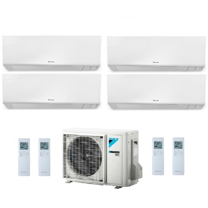 CLIMATIZZATORE CONDIZIONATORE DAIKIN QUADRI SPLIT INVERTER serie R FTXM R-32 PERFERA WALL Bluevolution 7000+7000+9000+15000 con 4MXM80N WI-FI INCLUSO - NEW -7+7+9+15